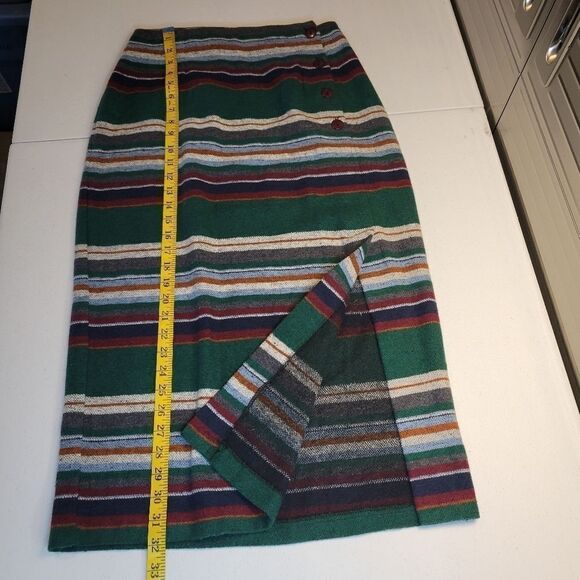 Rear Ends Vintage 90s Western Boho Blanket Maxi Skirt Women's Size 6 - Picture 6 of 8